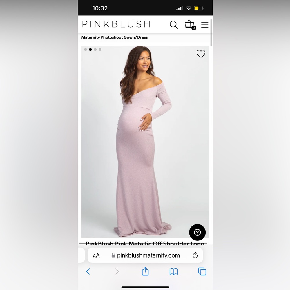 Maternity gown- perfect for shower or photo shoot!!!